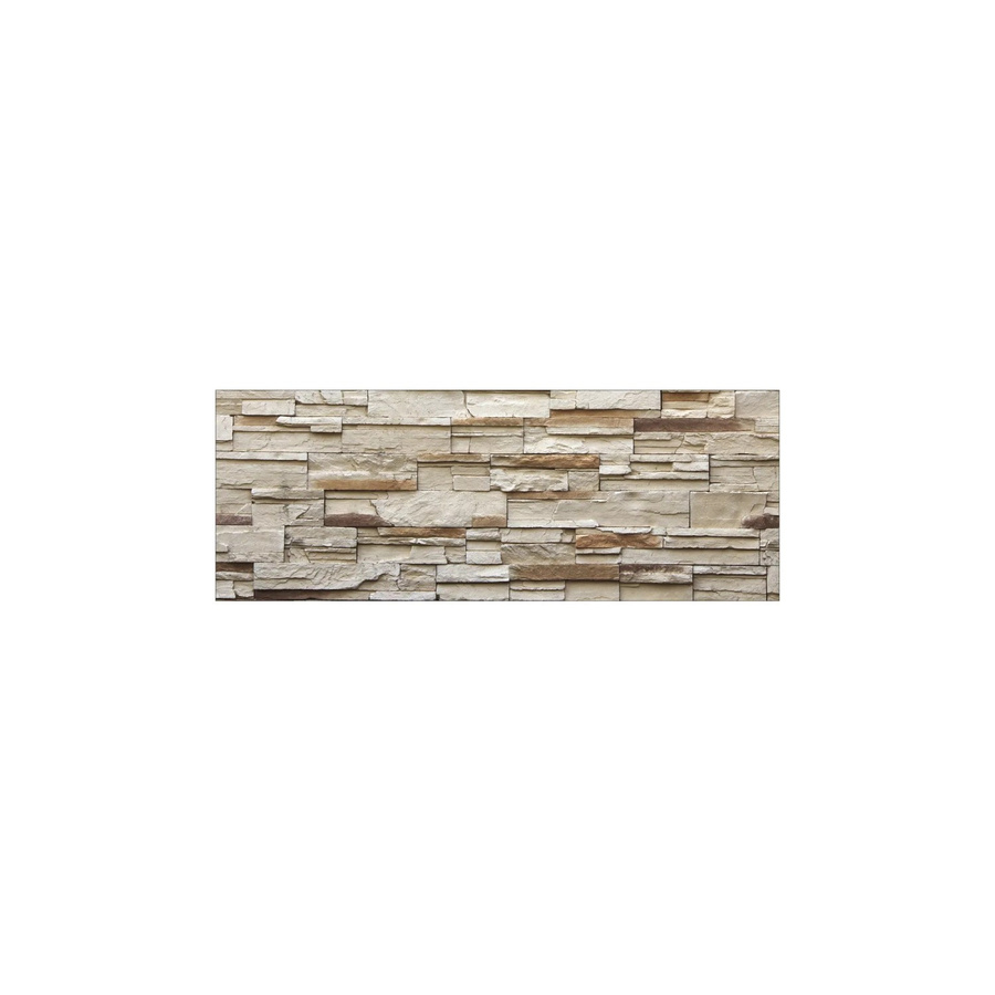 MySpotti Küchenrückwand Profix Cucina Rustical Bricks in Stein Optik Beige mit Aluminium-Finish, Breite: 160 cm, Höhe: 60 cm - Bild 2