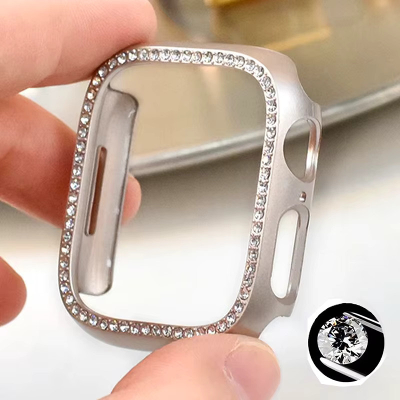 Apple Schutzhülle für Apple Watch, Silber, Diamant, Unisex - Bild 2