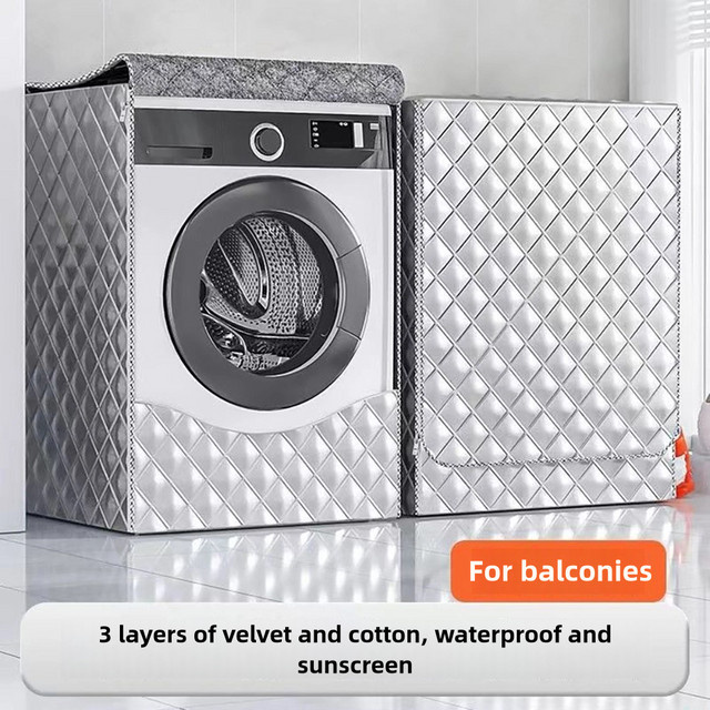 Wasserdichte und isolierende Waschmaschinenabdeckung von MY·BAKERMAN in Silber - Bild 1