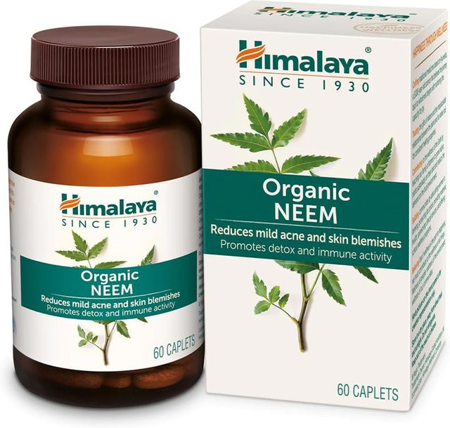 Himalaya Bio-Neem Kapseln, 60 vegane Tabletten - Bild 1