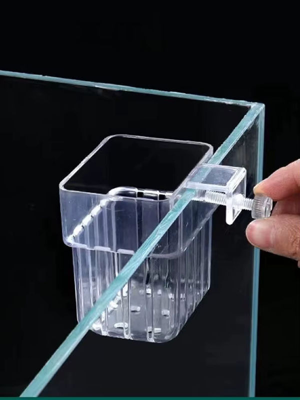 Transparenter hydroponischer Pflanzbecher aus Kunststoff zur Wandmontage für Aquarien und Heimgebrauch - Bild 7