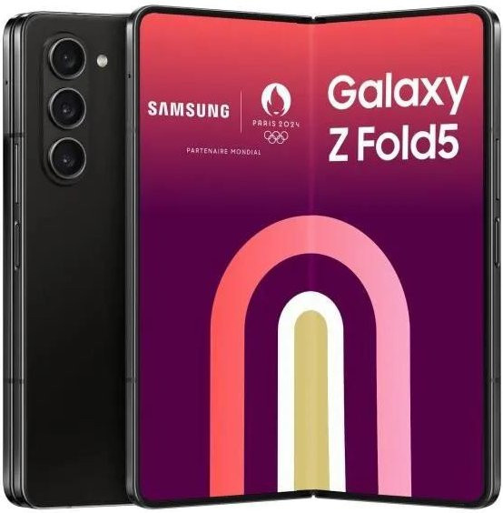Samsung Galaxy Z Fold5 5G Dual-SIM Android-Smartphone Schwarz 512GB - Bild 1