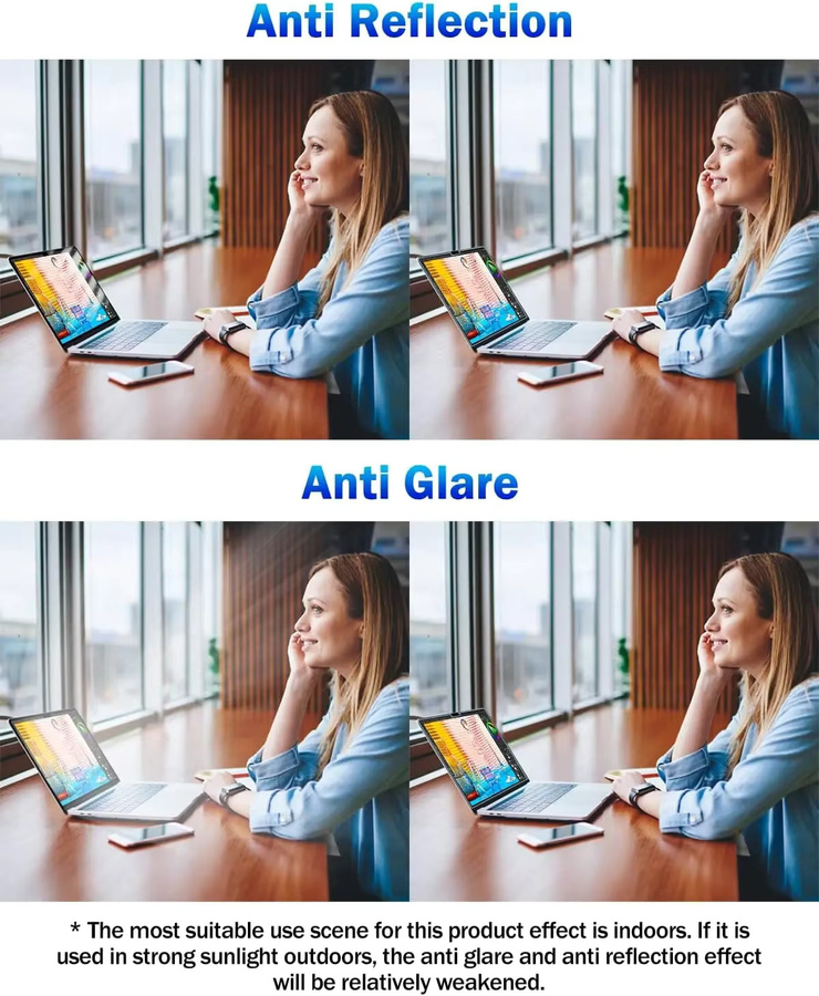 2er-Pack Anti-Blaulicht Displayschutzfolie mit Anti-Glare Effekt für Apple MacBook Air 13 und 15 Zoll sowie MacBook Pro 14 und 16 Zoll, transparent - Bild 4