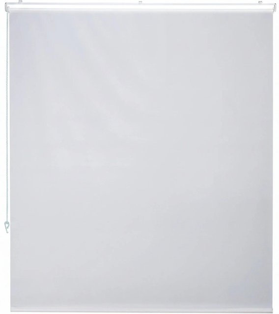 Relaxdays Duschrollo aus PVC in Weiß, wasserabweisend, B: 140 cm x H: 240 cm - Bild 1