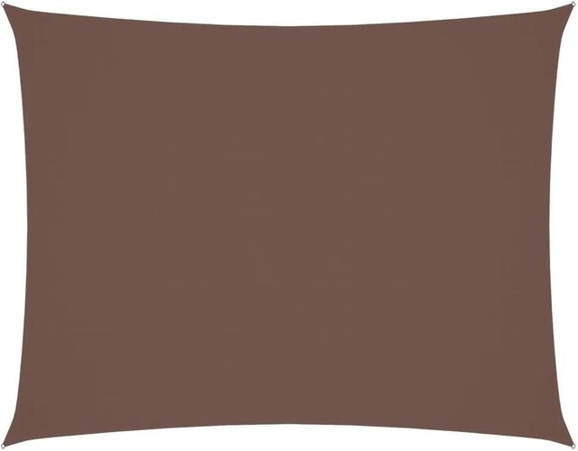 vidaXL Sonnensegel aus PU-beschichtetem Oxford-Gewebe rechteckig Braun 4 x 5 m - Bild 1