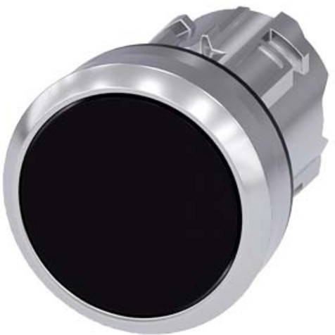 Siemens Druckschalter 3SU1050-0AA10-0AA0 Schwarz Metall IP66 IP67 IP69/IP69K - Bild 1