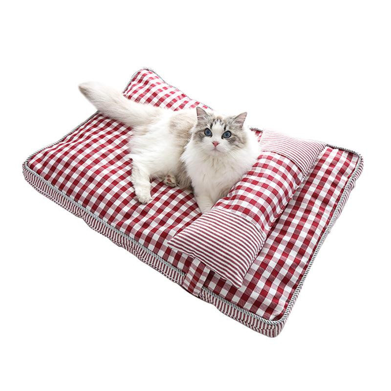 Waschbare Ganzjahres-Haustiermatte im koreanischen Design für Hunde und Katzen, B/T: 65 x 45 cm - Bild 2