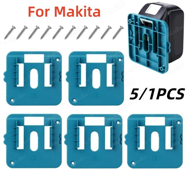 Wandhalterung für Makita 18V Li-Ion Akkus zur Batterie-Lagerung und Werkzeug-Organisation - Bild 1