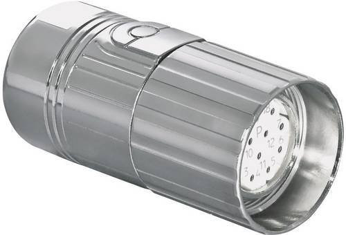 Intercontec Industriesteckverbinder M23 Serie 623 Signalsteckverbinder ASTA013FR01400100C00 in Silber aus Metall - Bild 1