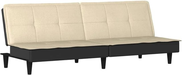 vidaXL Schlafsofa Click-Clack in Creme mit Stoffbezug und Holzrahmen B/T/H: 200 x 89 x 70 cm - Bild 1