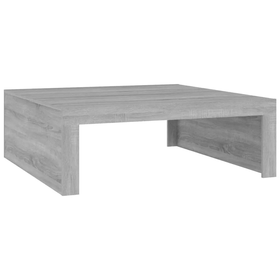 vidaXL Couchtisch in Grau Sonoma aus Holzwerkstoff, quadratisch, B/T/H: 100 x 100 x 35 cm - Bild 2