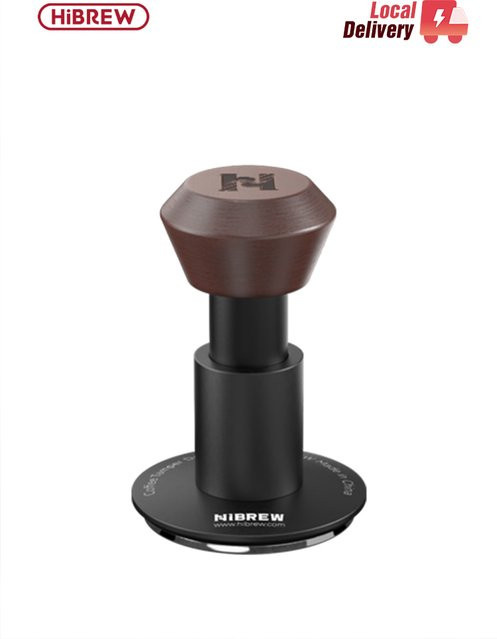HiBREW Espresso Tamper mit Wellenbasis und Federdruck, 58 mm, Barista-Werkzeug für G5 H10A H7A H13 - Bild 1