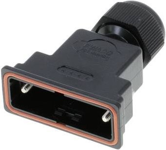 Molex D-SUB Gehäuse aus Kunststoff in Schwarz - Bild 1