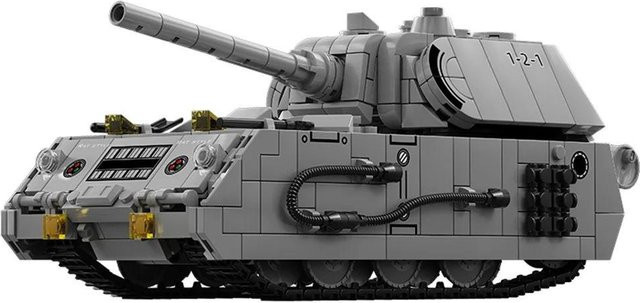 Weltkrieg Armee Militär Soldaten Panzerkampfwagen VIII Maus Panzer Modell Bausteine, ab 14 Jahre - Bild 1