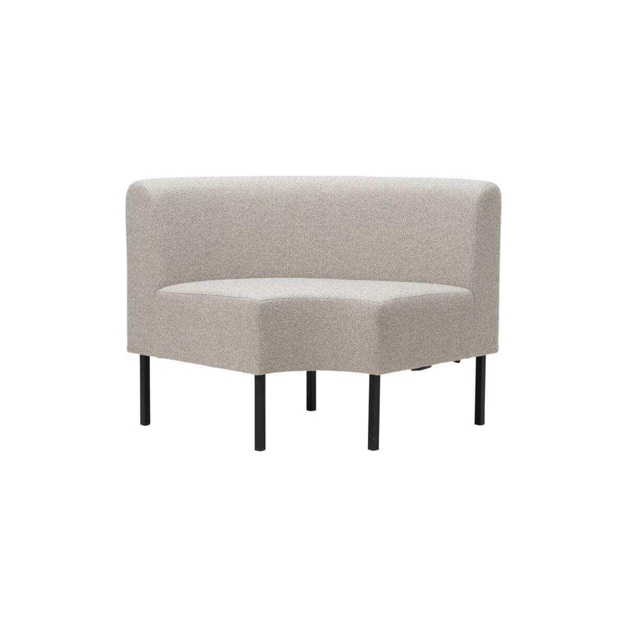 House Doctor Sofa Nature Eckelement in Grau aus recyceltem Material - Bild 1