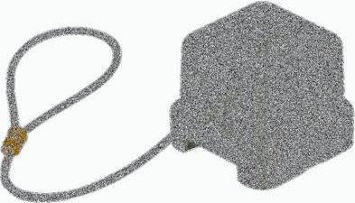 HARTING Abdeckkappe 09200035455 aus Kunststoff in Silber - Bild 1