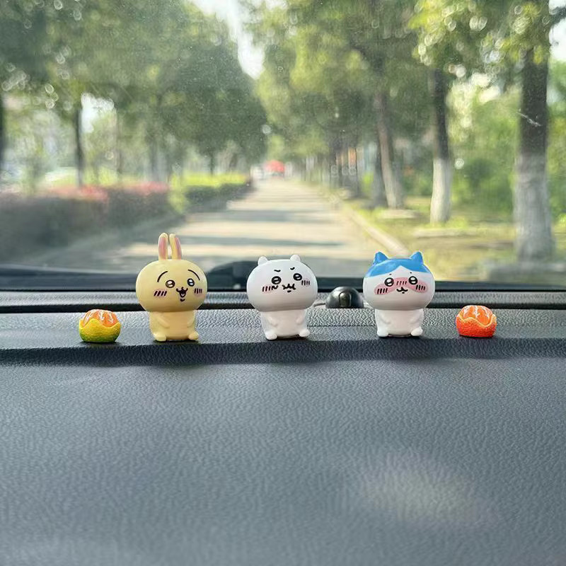 Chiikawa Auto Dekorieren Ornamente Puppe Modell, Zubehör - Bild 2