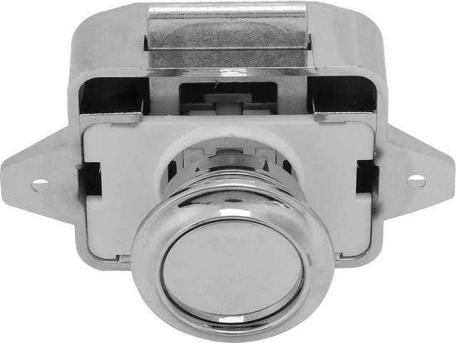 3er-Set Fishine Druckknopfschlösser aus Aluminium und Kunststoff in Silber für Auto, Boot, Schrank und Schubladen - Bild 1