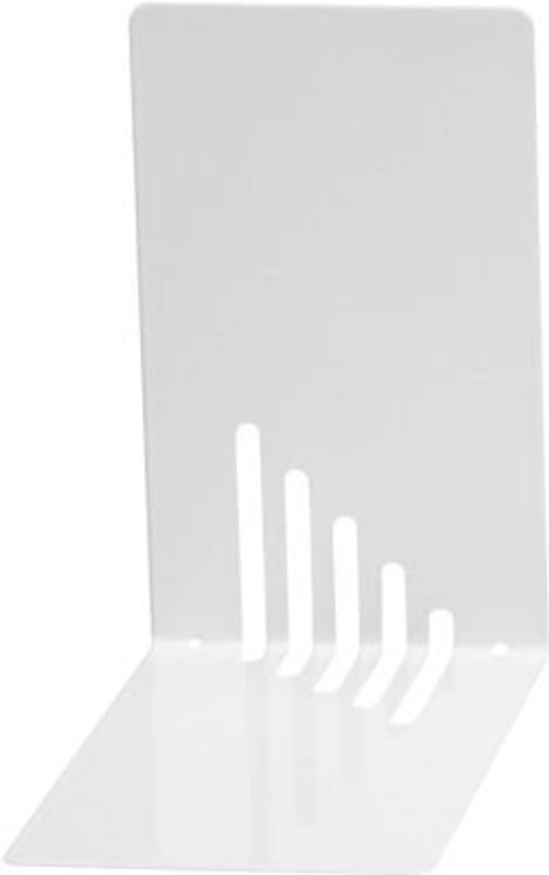 MAUL Design Buchstützen aus Metall in Weiß, geometrische L-Form und minimalistisches Design - Bild 1