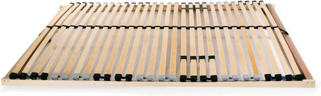 vidaXL Lattenrost mit 28 Latten in 7 Zonen aus Buche und Birke, B/T/H: 120 x 200 cm - Bild 1