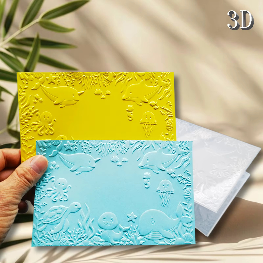 Stilvolle 3D-Reliefmappe im Design einer Tiefseeelfen-Enzyklopädie - Bild 3