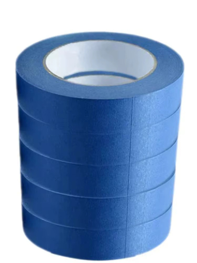 Blaues Maler-Masking-Tape aus Papier für saubere Kanten und Rückstandsfreies Abziehen an Wänden und Decken - Bild 5