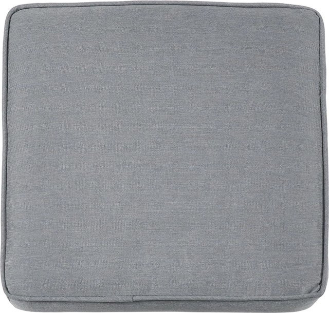 Ersatz-Sitzkissen für Loungehocker Hopevale in Grau aus Polypropylen - Bild 1