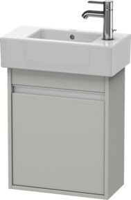 Duravit Waschtischunterschrank Ketho wandhängend in Betongrau matt B/T/H: 45 x 22,5 x 55 cm - Bild 1