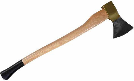 SIENA GARDEN Axt mit Stahlklinge in Braun und Silber, 1400g - Bild 1