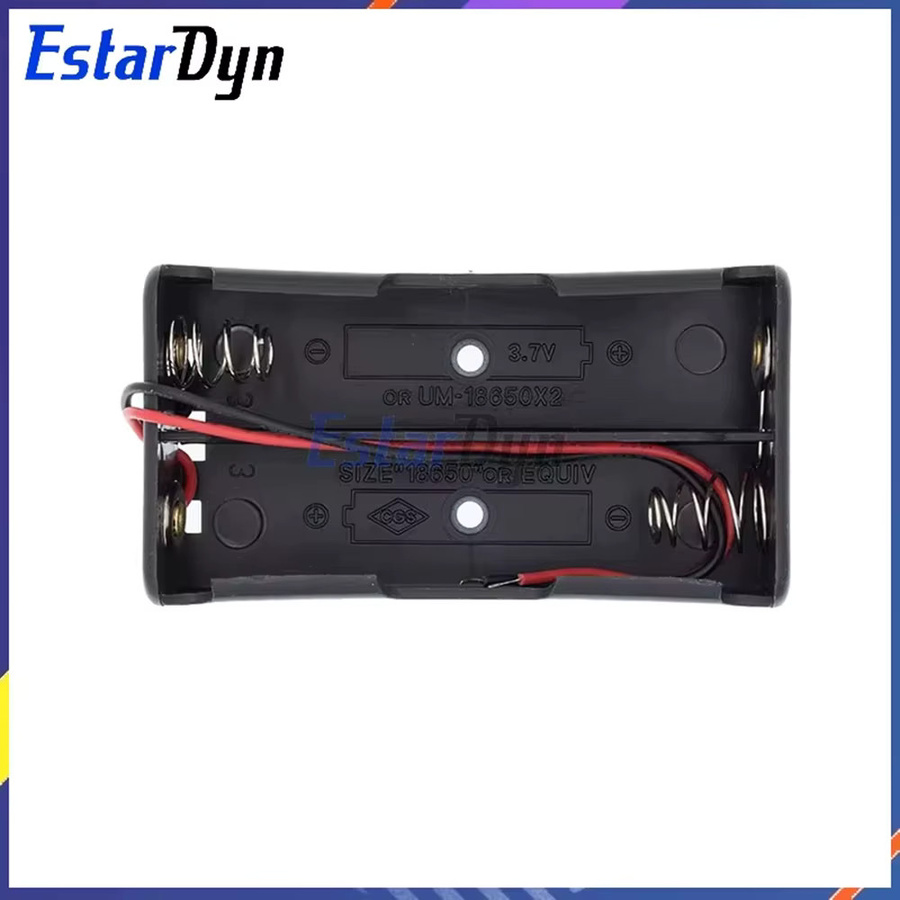 Estardyn AA 18650 Batteriehaltergehäuse mit Kabel in Schwarz für USB-C Projekte und Heimwerker - Bild 2