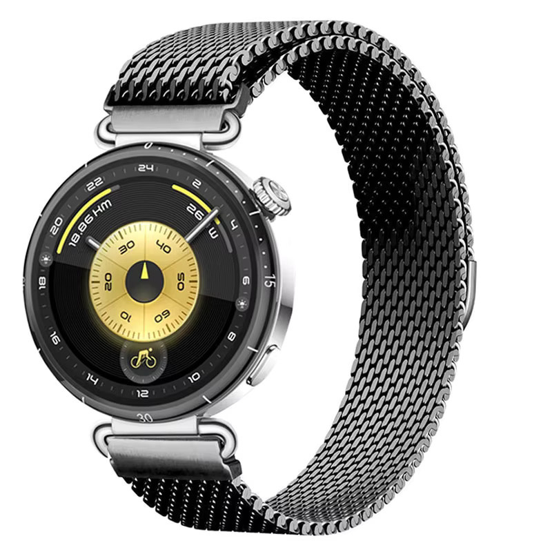 Huawei Uhrenarmband Edelstahl, Milanaise, Silber, Unisex - Bild 3