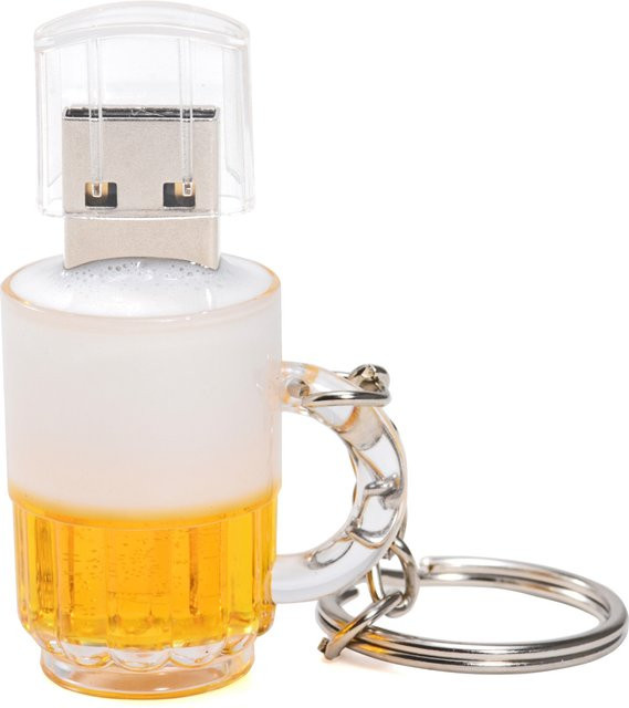 JASTER USB-Flash-Laufwerk im Bierbecher-Design mit 128 GB Speicherplatz - Bild 1