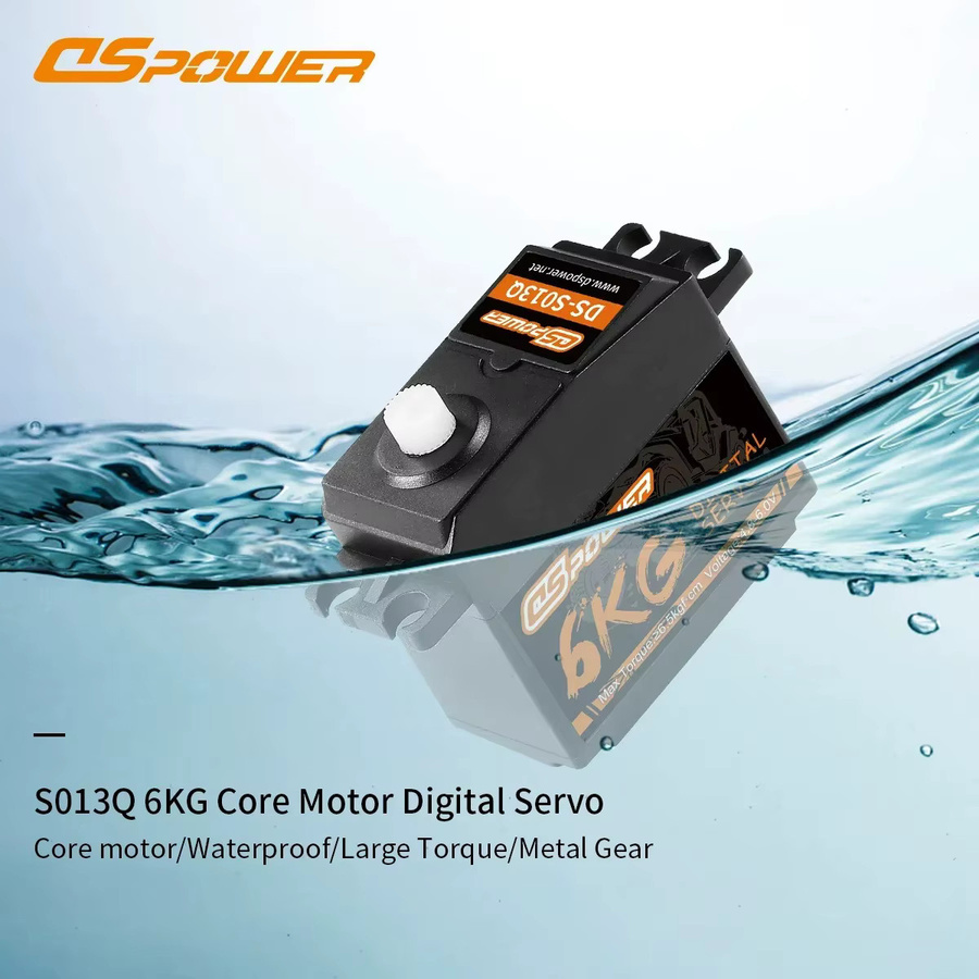 DSPOWER Digitaler Servo, Kunststoff/Metallgetriebe, Wasserdicht, Schwarz - Bild 3