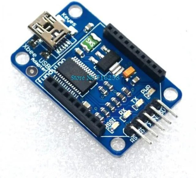 XBee Explorer USB Mini Adapter Modul Board Base Shield Multifunktions Board in Blau - Bild 1