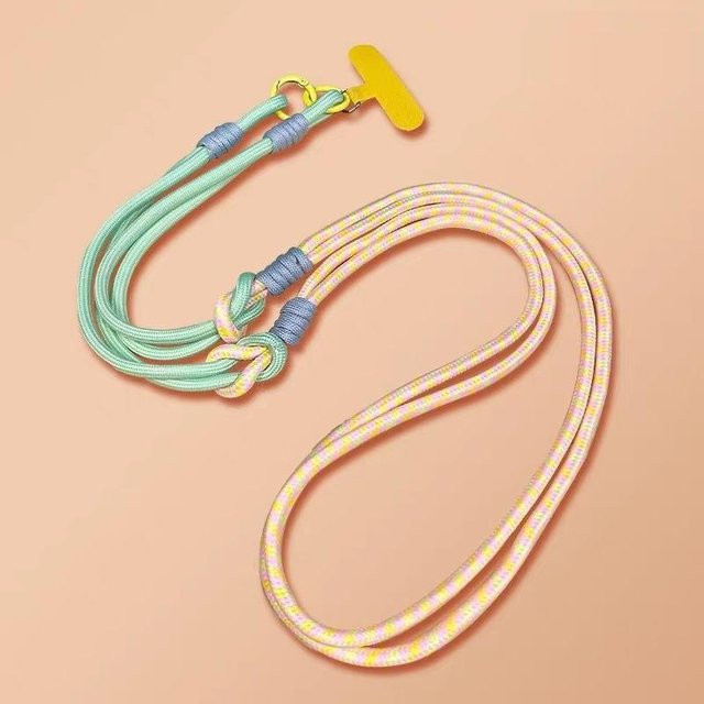 Multifunktionales verstellbares Handy-Lanyard Crossbody Nylon Telefon-Trageband in Multicolour mit Phone Case CSWO02 - Bild 1