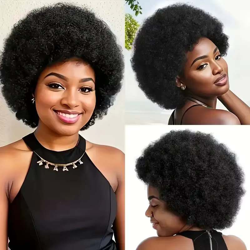 OYM HAIR Afro-Explosion Lace-Front-Perücke, Echthaar, Damen - Bild 6