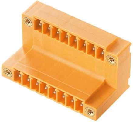 Weidmüller Stiftgehäuse-Platine BL/SL in Orange, 50 Stück, Rastermaß: 3,81 mm - Bild 1
