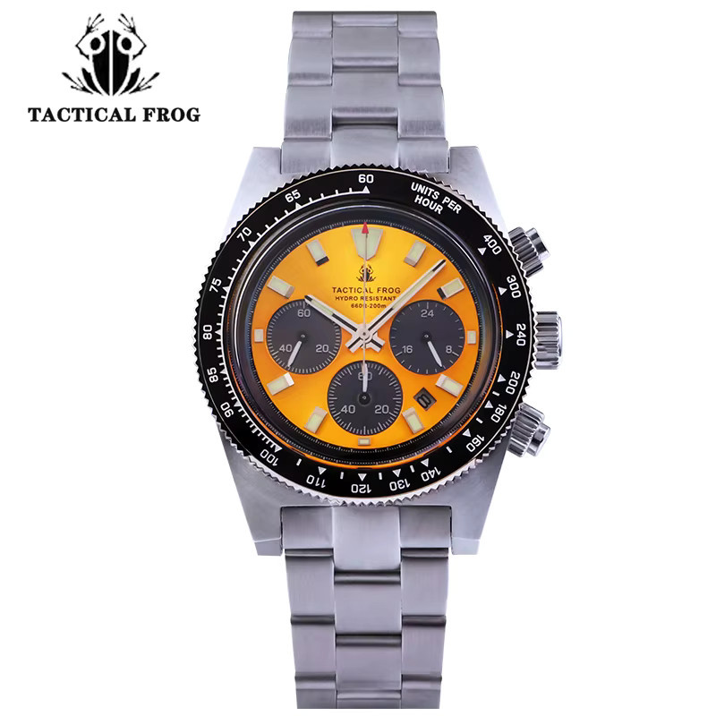 Tactical Frog Chronograph, Solar, Edelstahl, Saphirglas, Keramik, Herren - Bild 5