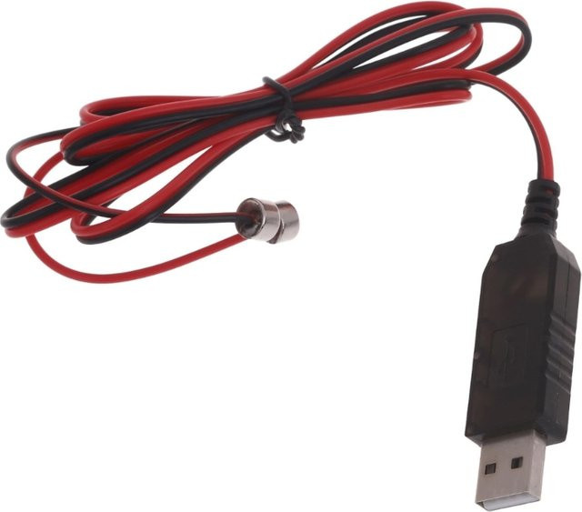 Magnetisches USB-Ladekabel für wiederaufladbare Batterien mit USB-A und USB-C Anschlüssen - Bild 1