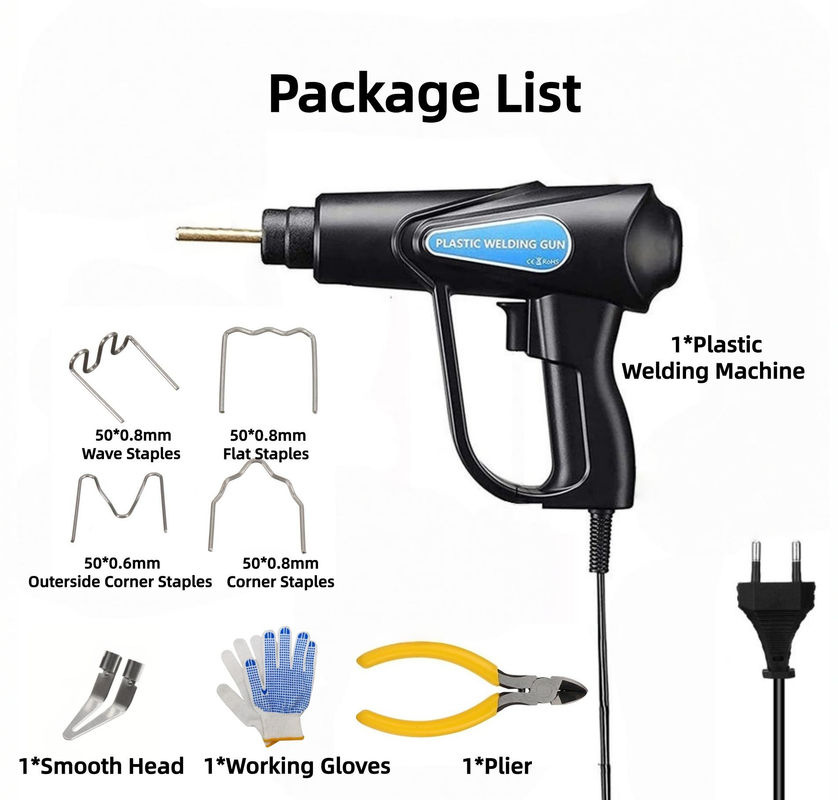 ProTool Haven Kunststoffschweißgerät-Set 70W in Schwarz mit 4 Arten Klammern zur Reparatur von Stoßstangen, Kajaks und Kunststoffprodukten - Bild 4