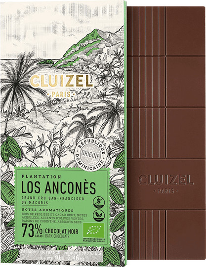Plantation Los Anconès Dunkle Schokolade 73 % Bio Schokoladentafel - Bild 1