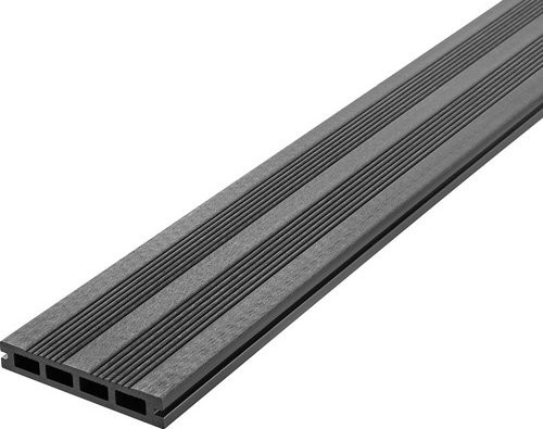 WPC-Terrassendiele in Grau, L: 220 cm, B: 13,5 cm, H: 2 cm - Bild 1