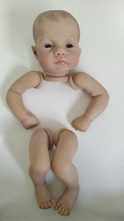 NPK Sammelfiguren Lily & Irys handbemalte Zwillinge Puppen mit Soft-Touch-Effekt und Stoffkörper in Beige, 19 Zoll