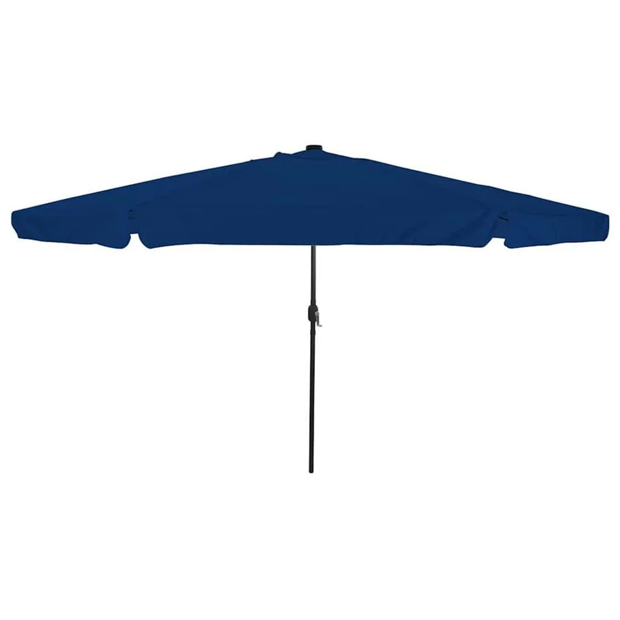 vidaXL Gartenparasol aus Polyester und Stahl in Blau und Schwarz B/T/H: 395 x 395 x 245 cm - Bild 2
