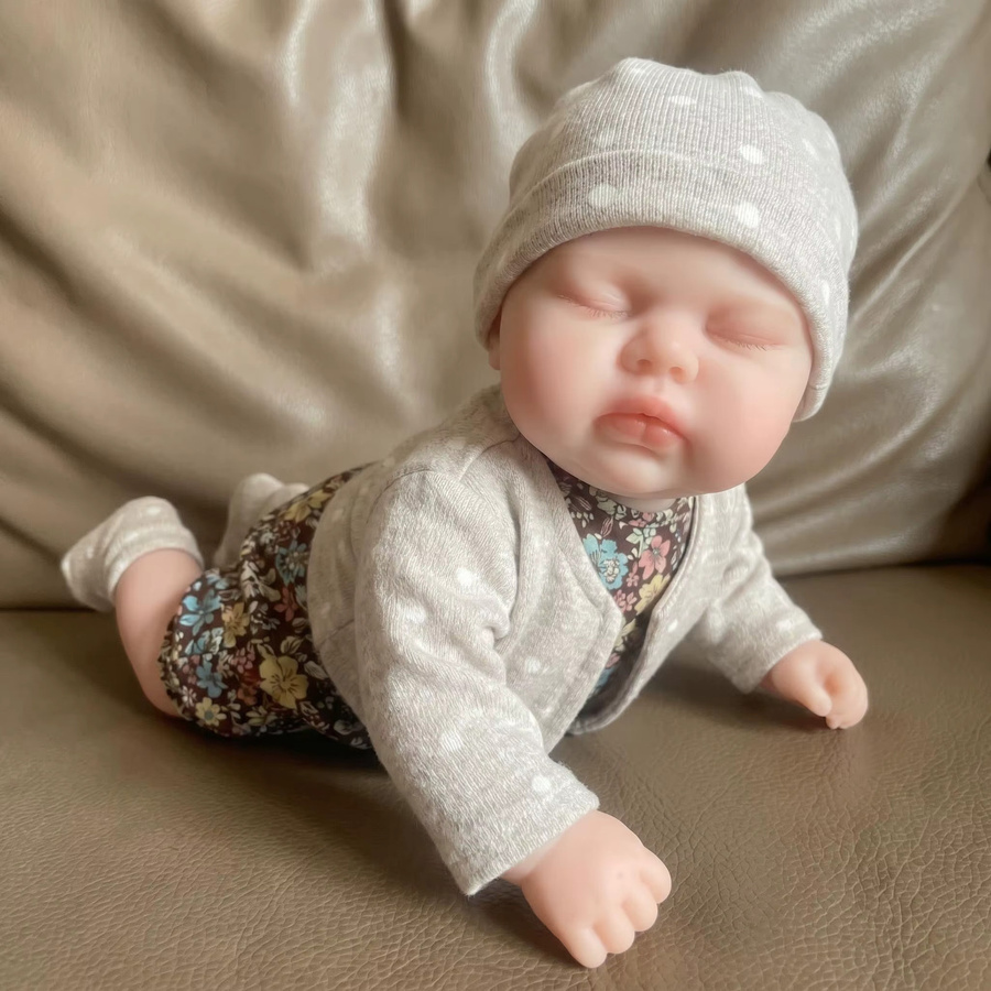 NPK Reborn-Puppe Pickle, Babypuppe, Silikon, Weiß, Bunt / Mehrfarbig - Bild 2