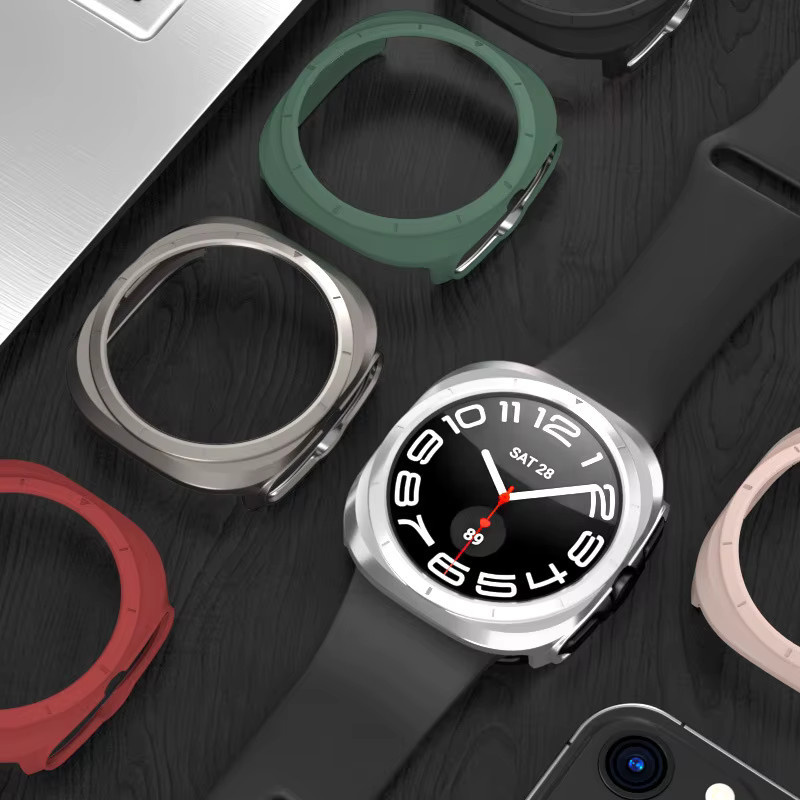 Samsung Uhrenzubehör Rahmen Schutz, Kunststoff, transparent, Samsung Galaxy Uhr 7 Ultra 47mm, 40mm, 44mm - Bild 2