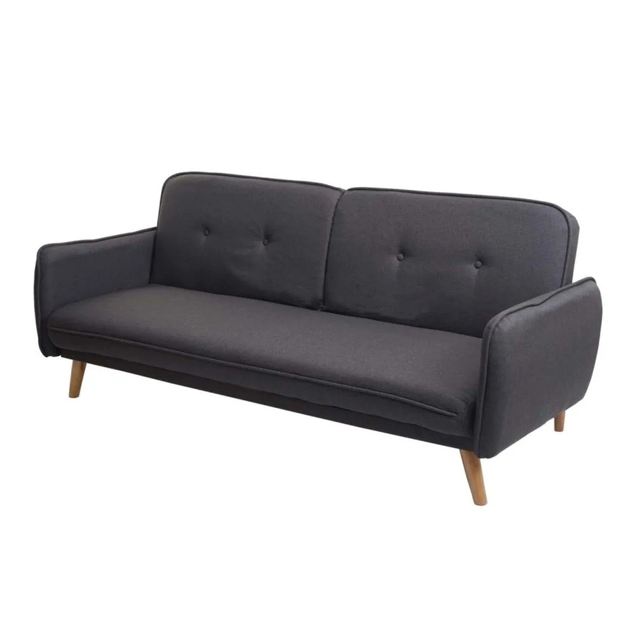 MCW Schlafsofa J18 Klappsofa als Gästebett in Anthrazit-Grau mit Stoffbezug und verstellbarer Rückenlehne - Bild 3