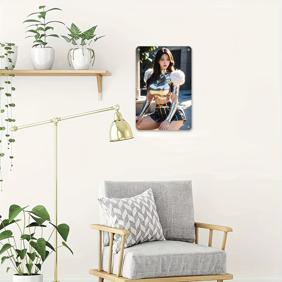 Vintage Metallblechschild CIFBUY mit urbaner Mode als Retro-Wandkunst, Breite: 30,0 cm, Höhe: 20,0 cm - Bild 4