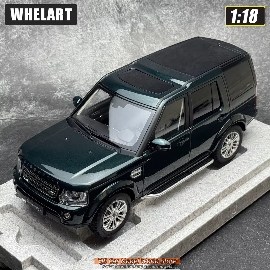 WHELART 2014 Land Rover Discovery 4, Druckguss-Modell, 1:18, Metall, Schwarz-Grün - Bild 2