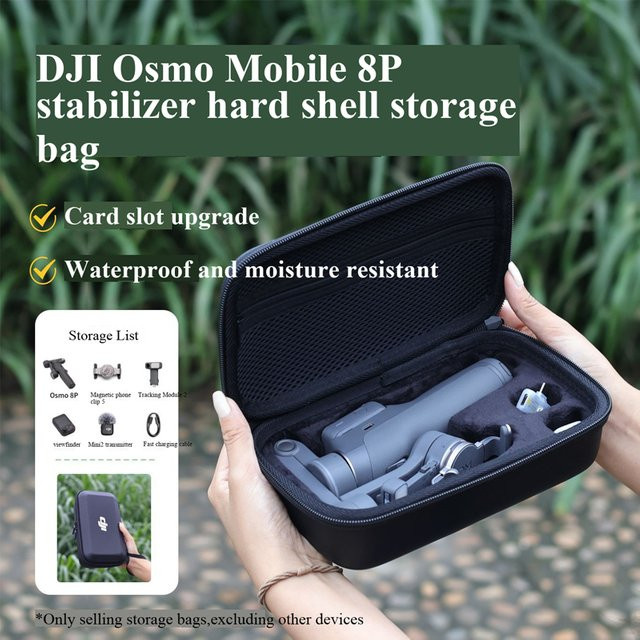 Tragetasche für DJI Osmo Mobile 8P Zubehör als Handkofferhülle und Aufbewahrungsbox - Bild 1